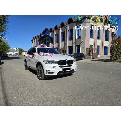 Свадебные украшения на авто "Цветочная тропа"